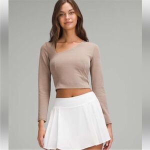 lululemon athletica Ribbed Softstreme™ Asymmetrical Long Sleeve Shirt